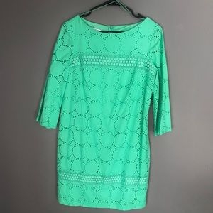 3/4-sleeve green Easter/Wedding guest Size 10